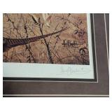 Framed Leavin Shelter Print by Les Kouba