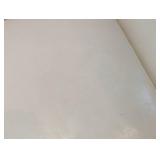 Curved White Leather Sofa