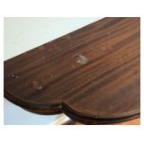 Vintage Mahogany Crescent Accent Table