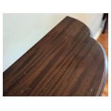 Vintage Mahogany Crescent Accent Table