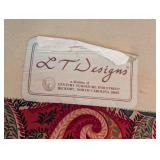 Pretty Paisley Upholstered Sofa by Century