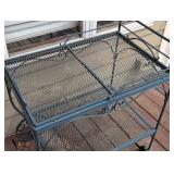 Outdoor Metal Rolling Bar Cart