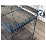 Outdoor Metal Rolling Bar Cart