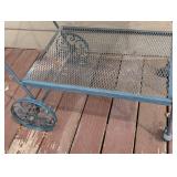 Outdoor Metal Rolling Bar Cart