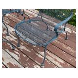 Three Metal Patio Chairs