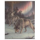 Framed Night Lights Print by James Meger