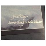 Framed Night Lights Print by James Meger