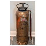 Vintage General Copper Fire Extinguisher