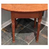 Vintage Oval Maple Side Table