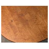 Vintage Oval Maple Side Table