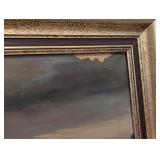 Framed Vintage Oil Painting by Athanas Scheloumoff