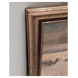 Framed Vintage Oil Painting by Athanas Scheloumoff