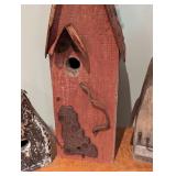 Three Decorative Birdhouses