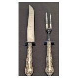 Gorham Sterling Handled Carving Set