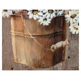 Daisy Painted on Wood by Mary Innes Morgan