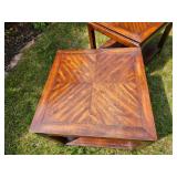 Handsome Hammary Chinoiserie Furniture End Tables