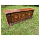 Vintage Heritage Entertainment Stand with Record Filer