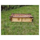 Vintage Heritage Entertainment Stand with Record Filer