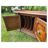 Vintage Heritage Entertainment Stand with Record Filer