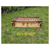 Vintage Heritage Entertainment Stand with Record Filer