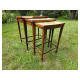 Vintage Regency Nesting Tables