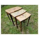 Vintage Regency Nesting Tables