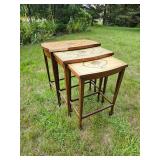 Vintage Regency Nesting Tables