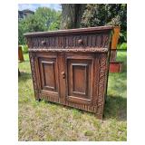 Jacobean Styled Bar Cabinet