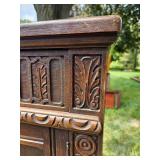 Jacobean Styled Bar Cabinet
