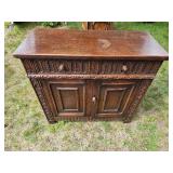 Jacobean Styled Bar Cabinet