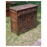 Jacobean Styled Bar Cabinet