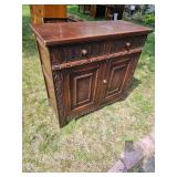 Jacobean Styled Bar Cabinet