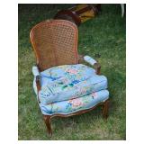Cane Back Parlor Chair