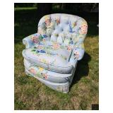 Vintage Slipper Parlor Chair