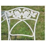 Vintage Steel Bistro Table & Chairs