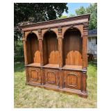 Elegant Neoclassical Library Bookcase