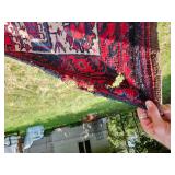 Vintage Afghan Oriental Rug Material