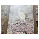 Sasshu Toy print Egrets in the Snow