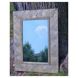 Tin Folk Art Mirror