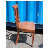 Vintage Chippendale Harp-Back Dining Chairs