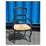 French Provincial Ladderback Accent Chair
