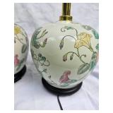Vintage Chinoiserie Lamp Pair