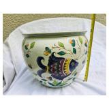 Blue Fish Large Fishbowl Planter