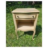 Vintage Provincial Drexel Cubby Nightstand
