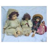 1940s Dolls Grouping