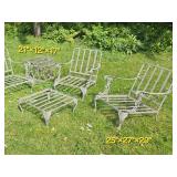 Elegant Ball & Claw Aluminum Cast Patio Set