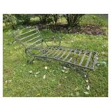 Wrought Iron Patio Chaise