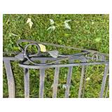Wrought Iron Patio Chaise