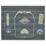 Costume Jewelry Shadow Box