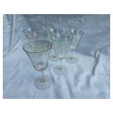 Iridescent Depression Ware Goblets